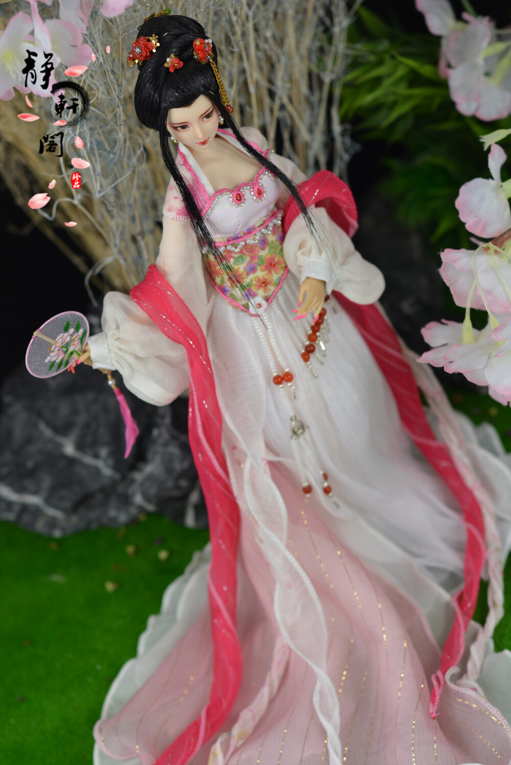 静轩阁ob27娃衣古装娃娃衣服落春泥