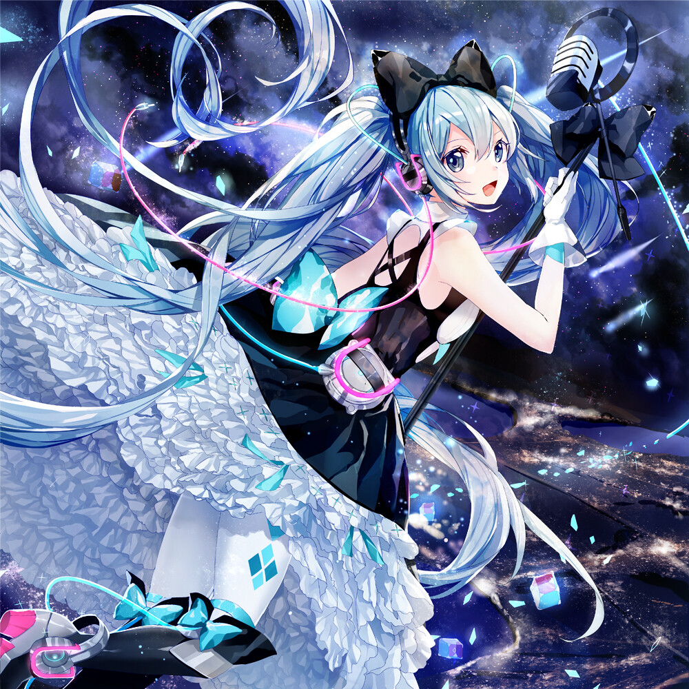 初音未来 画师：豆の素 本作品pixiv id= 60308020