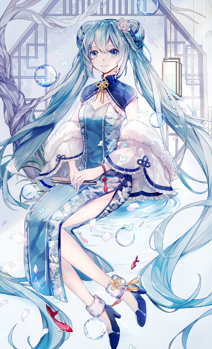 初音未来 画师：豆の素 本作品pixiv id= 61831844