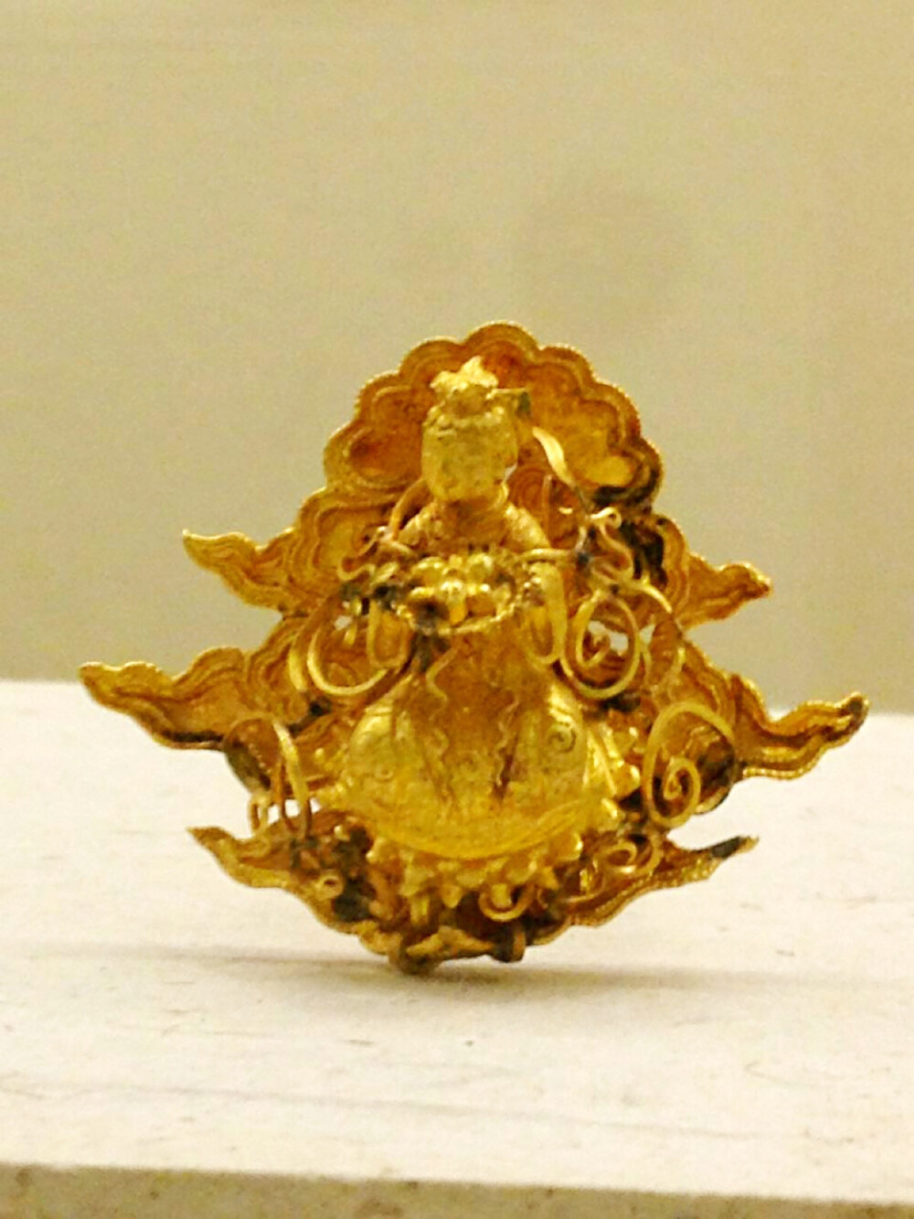 明麻姑献寿金挑心南京市博物馆藏