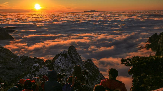 黄山云海|黄山风景|安徽黄山|