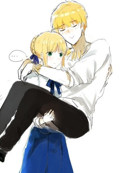 fate saber 阿尔托莉雅 双王 金闪闪 吉尔伽美什