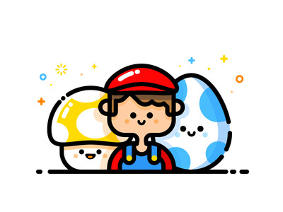 Mario / 马里奥 / icon / 小图案/ 趣味 /设计/dribbble