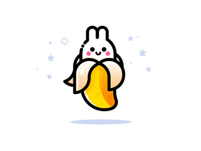 Banana / 香蕉 / icon / 小图案/ 趣味 /设计/dribbble