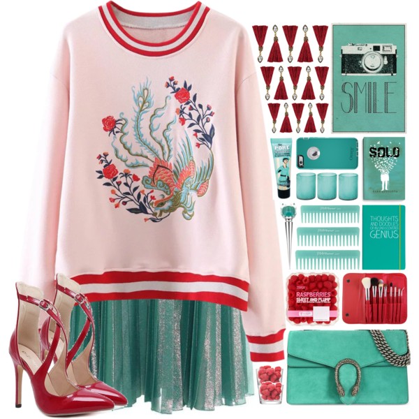 Shop at ZAFUL: http://www.zaful.com/?lkid=33142
SWEATER: http://www.zaful.com/phoenix-embroidered-striped-sweatshirt-p_267305.html?kid=33142
SHOES: http://www.zaful.com/pointed-toe-mini-heel-cross-strap-pumps-p_265827.html?kid=33142
EARRINGS: http://www.zaful.com/rhinestone-tassel-water-drop-earrings-p_242100.html?kid=33142
#casualchic #pretty #girly #bright #colorful #zaful
@polyvore @polyvore-editorial