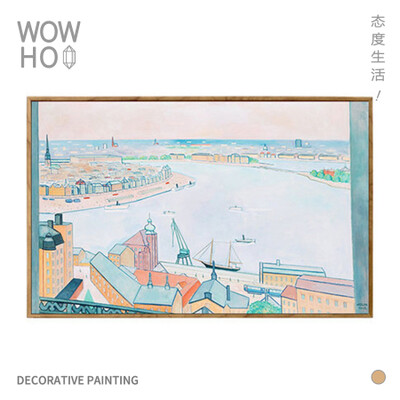 定制 [WOWHOO]Nordic Style Painting北欧风淡雅波普民宿装饰画油画风