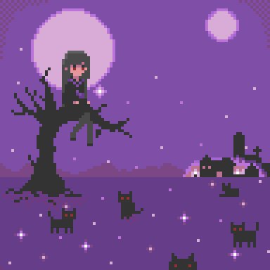 dotpict 像素画精选 来源Twitter作者 ♡Moeko♡‏ @NekochiiMoeko 