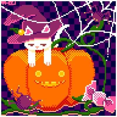 dotpict 像素画精选 来源Twitter作者 ｷﾄﾛﾝ@冬眠中‏ @ttssee_05 