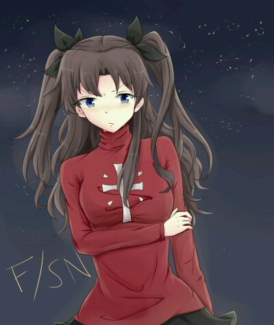 【来源P站，侵删】F/SN UBW
画师：yell
远坂凛，在Fate系列作品皆有出场，《Fate/stay night》的女主角之一。魔道之名门·远坂家的现任当主，是第四次圣杯战争参与者远坂时臣的女儿。参加第五次圣杯战争，并命运般地…