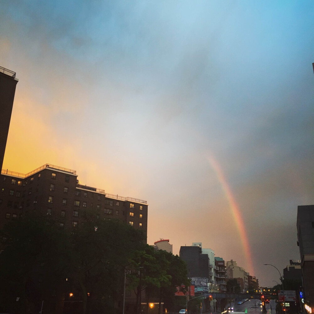 after rain，NYC.