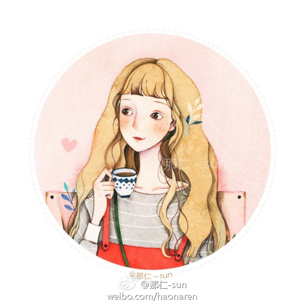 插画 人像 作者微博by：那仁-sun