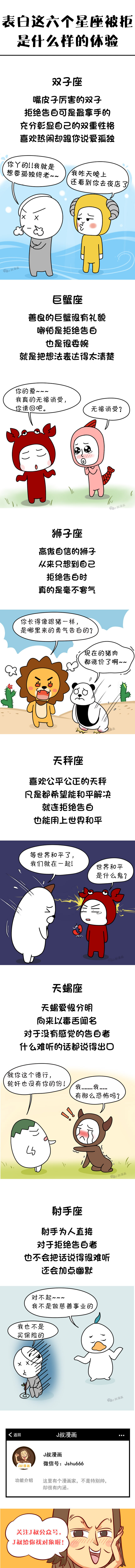 表白这六个星座被拒，是什么样的体验？