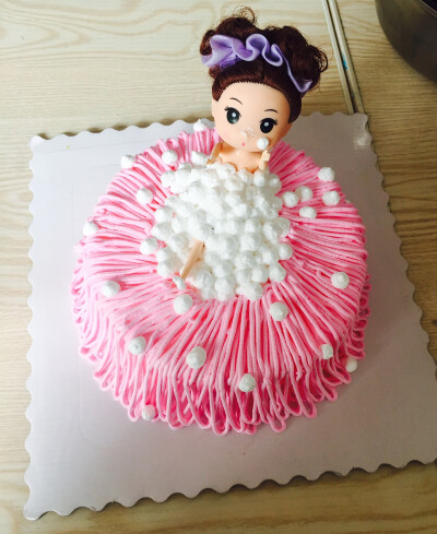 芭比浴蛋糕