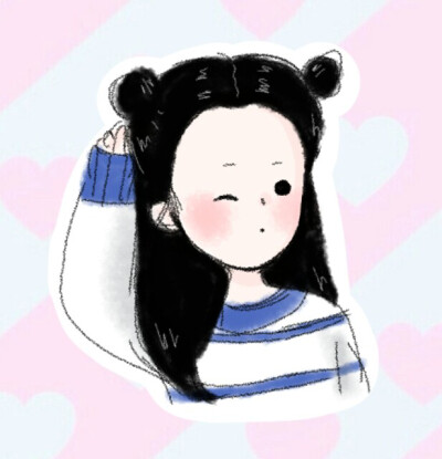 自己画的头像，喜欢可以关注我微博：画画的fink