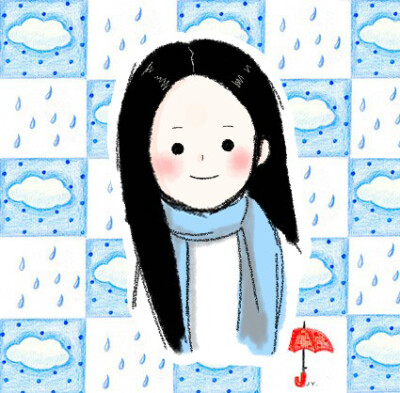 自己画的头像，喜欢可以关注我微博：画画的fink