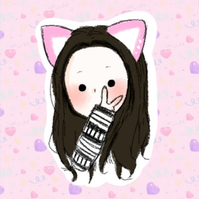 自己画的头像，喜欢可以关注我微博：画画的fink