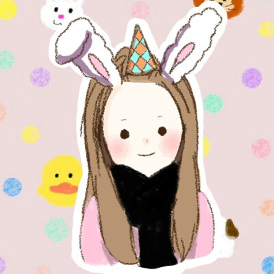 自己画的头像，喜欢可以关注我微博：画画的fink