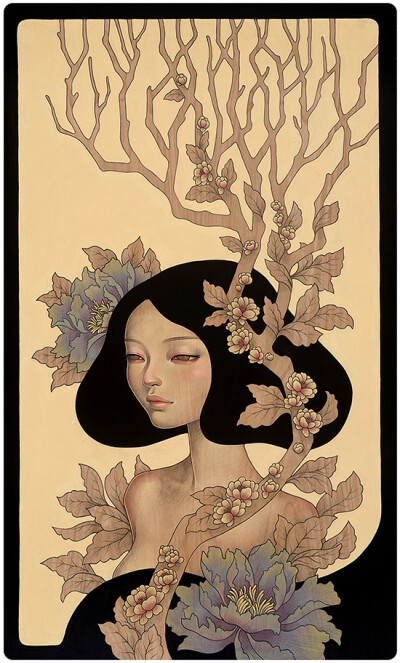 日裔美国插画家奥黛丽川崎(Audrey Kawasaki) 作品