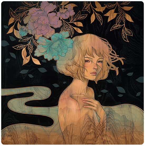 日裔美国插画家奥黛丽川崎(Audrey Kawasaki) 作品