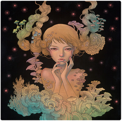 日裔美国插画家奥黛丽川崎(Audrey Kawasaki) 作品