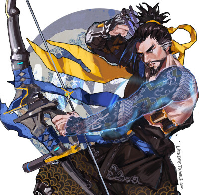 守望先锋 半藏 hanzo