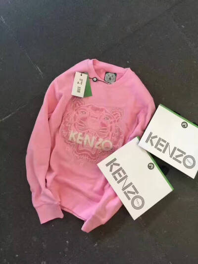 KENZO 粉虎.单色.S-M-L-XL.情侣款..