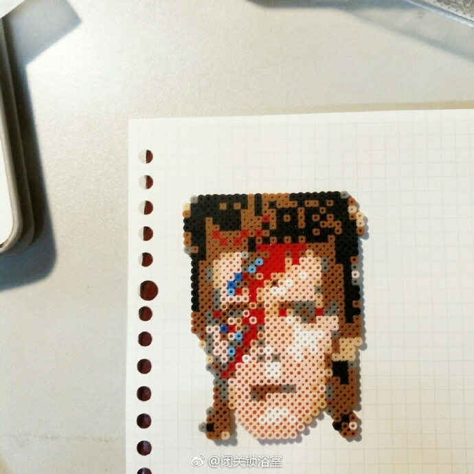 今天拼好了DavidBowie！wwwww@拼拼豆豆 ​​​​