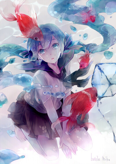 初音未来 画师：灰子 本作品pixiv id=34003631