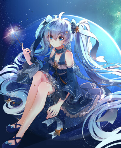 初音未来 雪未来 画师：包菜 本作品pixiv id=62005362