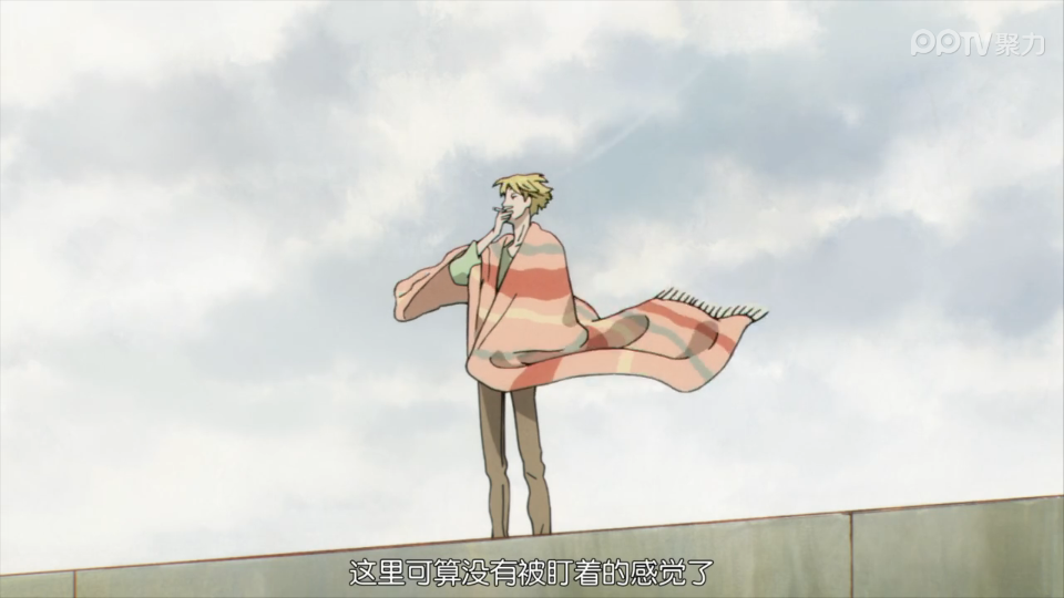 风中伫立的蹭烟者