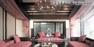 中式养生馆会客区设计