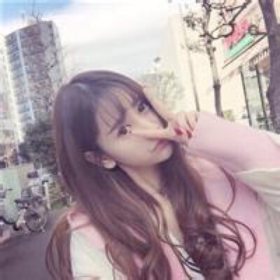 女生头像。 比v。 可爱