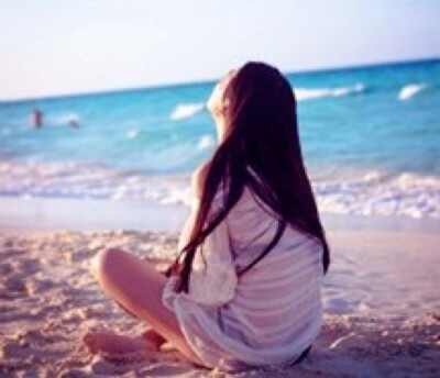 女生头像。 背影