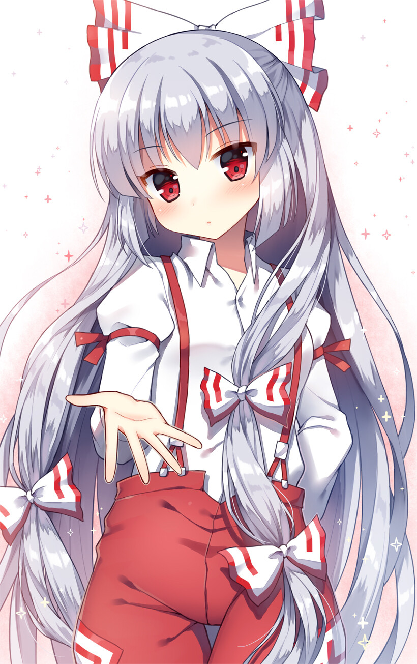 藤原妹红 东方project 侵删(ﾉ_ _)ﾉ