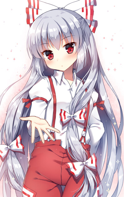 藤原妹红 东方project 侵删(ﾉ_ _)ﾉ