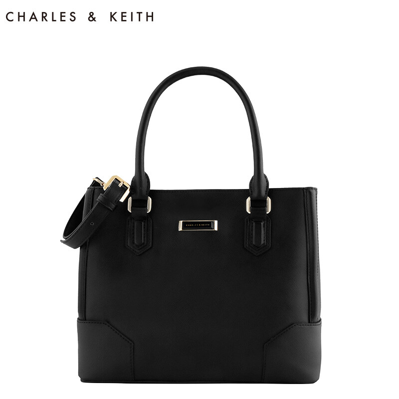 CHARLES&amp;KEITH 手提包 CK250660244Black 糖果色斜挎包通勤包