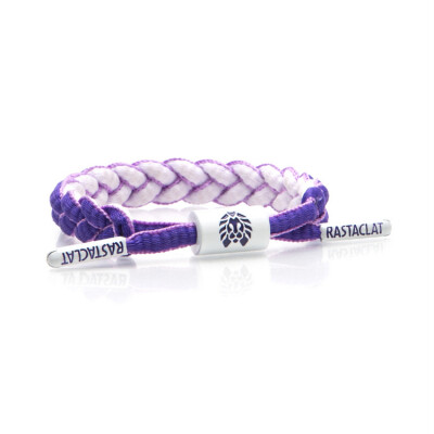 RASTACLAT 美国鞋带手链 迷你系列 STARLING 紫白双面