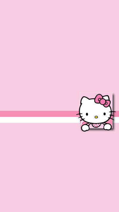 Hello kitty#卡通动漫#手机壁纸"ε?з