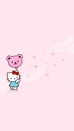 Hello kitty#卡通动漫#手机壁纸"εїз