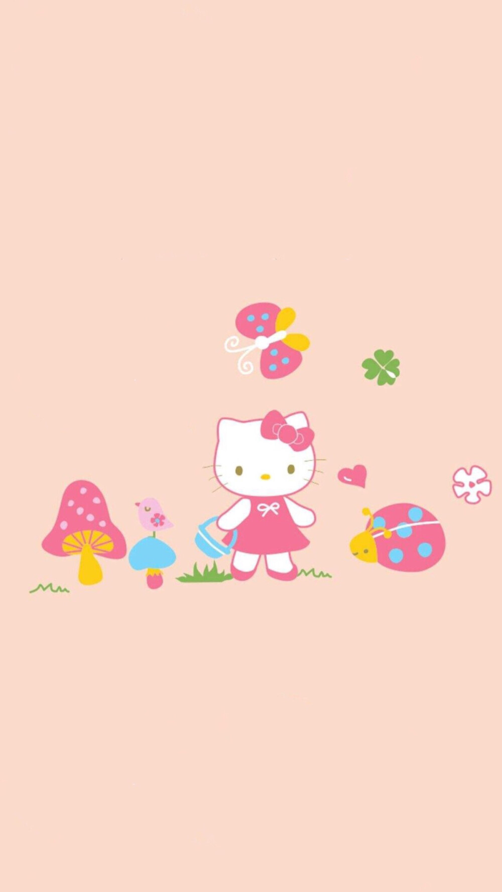 hellokitty卡通动漫凯蒂猫粉色手机壁纸ε05з