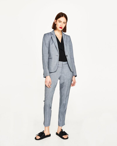 HERRINGBONE BLAZER