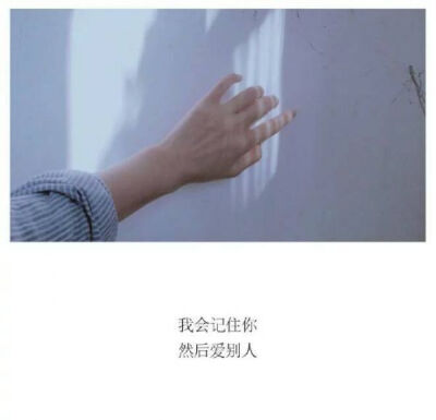 我会记住你 然后爱别人 文字控
by Krystal Soo Jung的小迷妹
--暖阳鬼芯