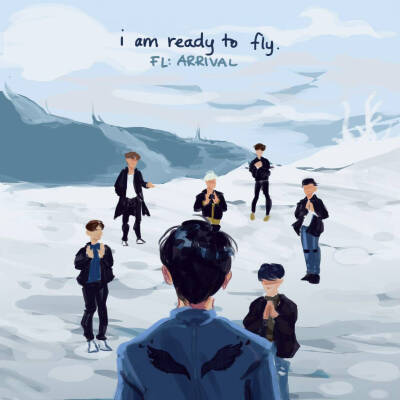 GOT7 ARRIVAL 饭绘 侵删 i am really to fly.