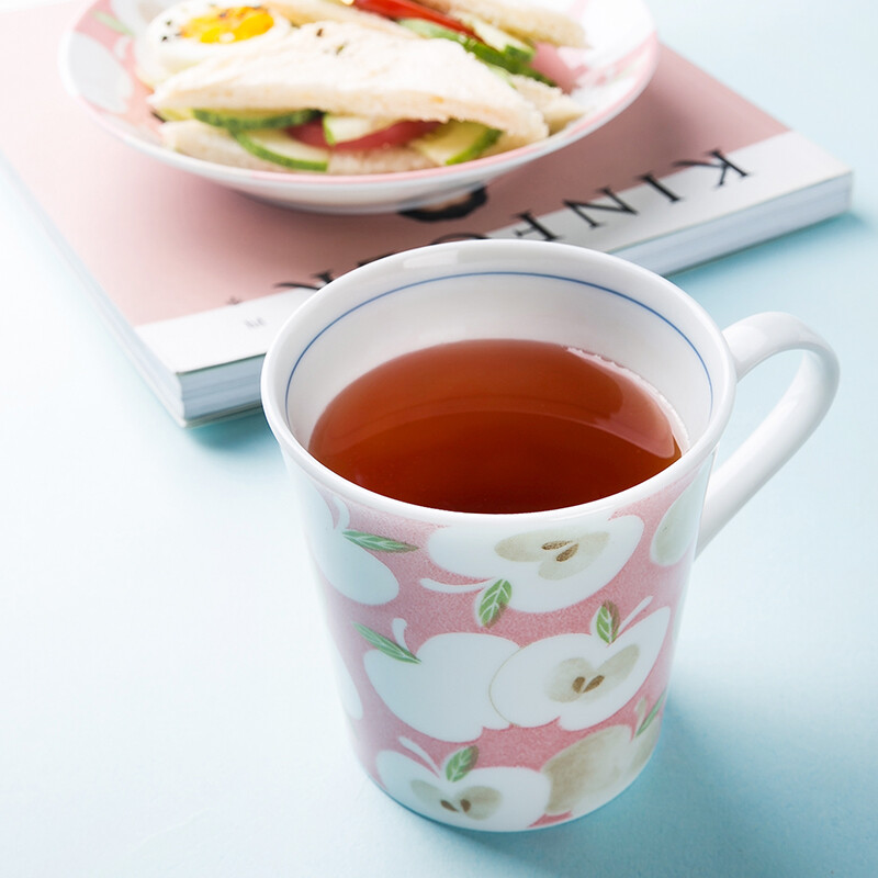 陶瓷杯家用马克杯创意杯子苹果喝水杯简约牛奶杯可爱茶杯咖啡杯子