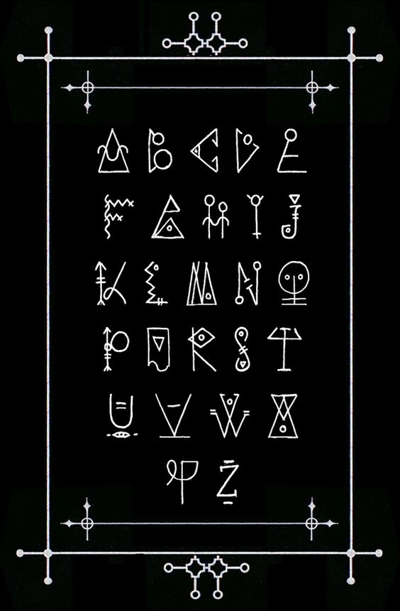  英文字体 26个字母 手写 设计 素材 教程 转自Pinterest