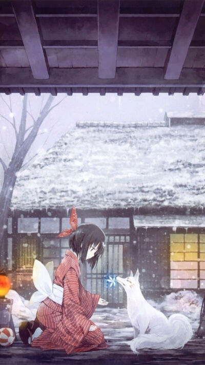 雾雪零尘当年梦
山几重
霜叶红
与君再相逢