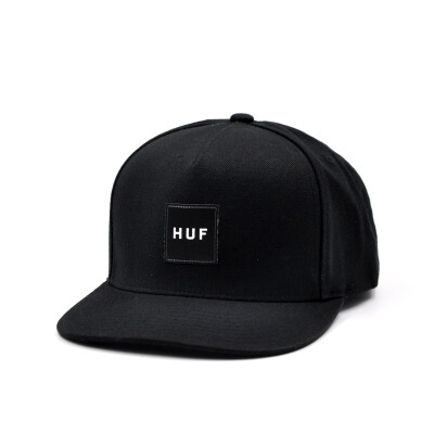 HUF BOX LOGO SNAPBACK 经典款 SNAPBACK 黑色