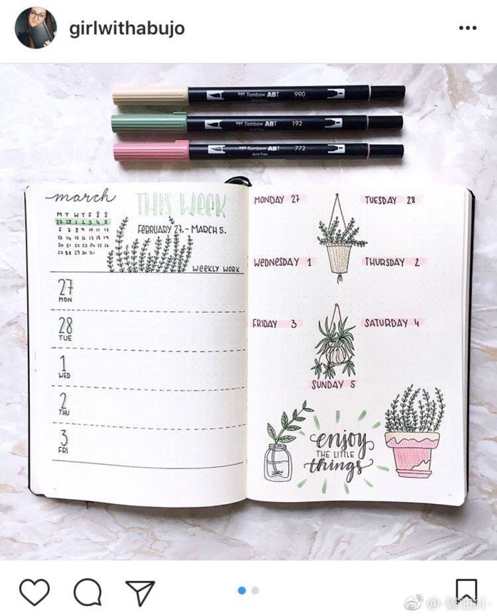 Bujo weekly 