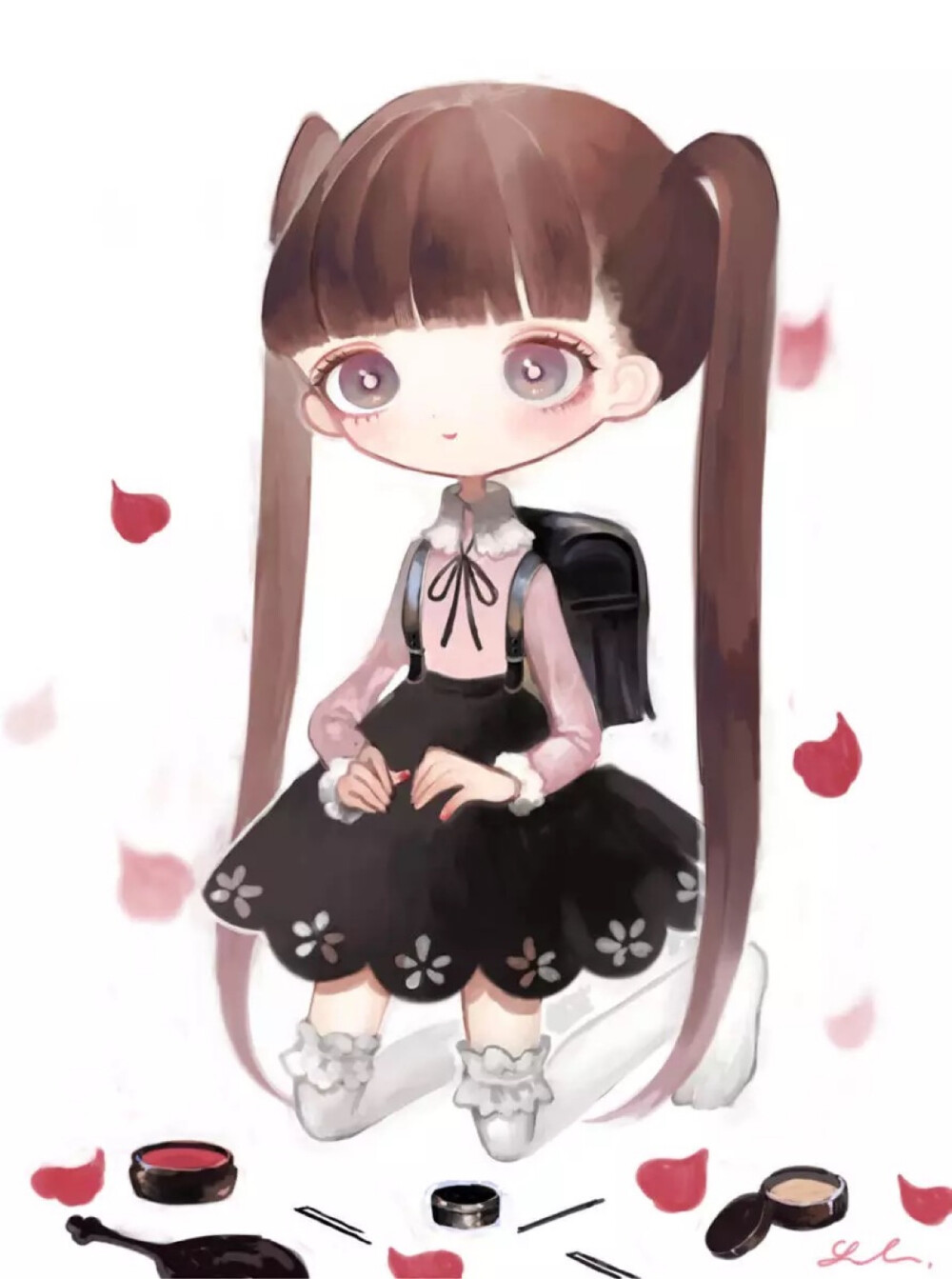 p站ロンドン萌大眼睛妹纸二次元漫画原创pretty