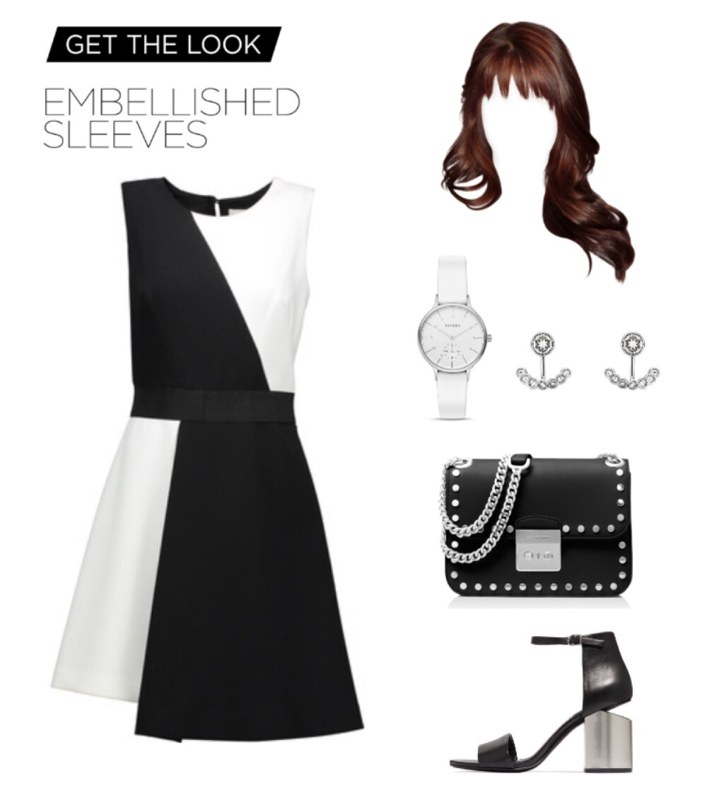 Milly dress，Alexander Wang sandal，Michael Kors bag，Skagen watch#813